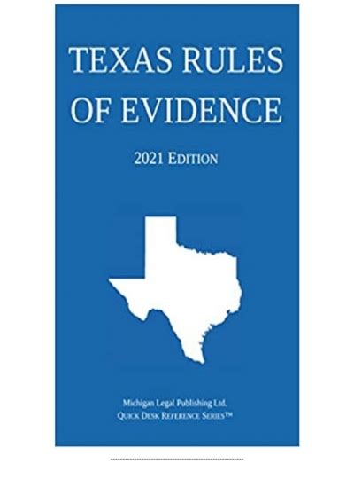 What is Texas Rules of Evidence privilege?
