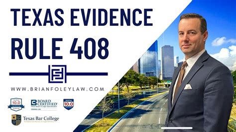 What is Texas rule of evidence 408?