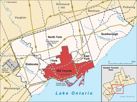 What is Toronto region called?