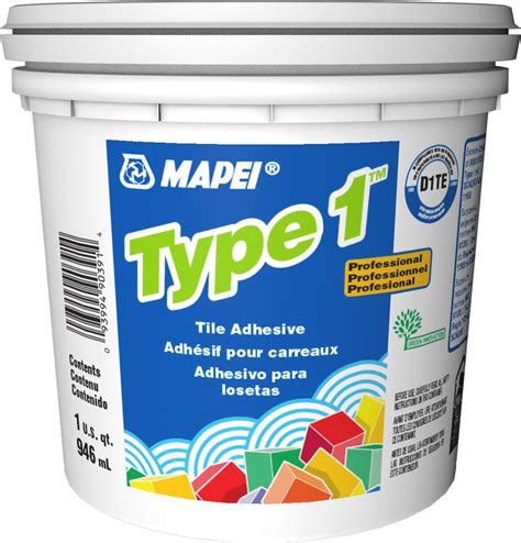 What is Type 1 adhesive?