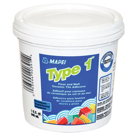 What is Type 1 organic adhesive?