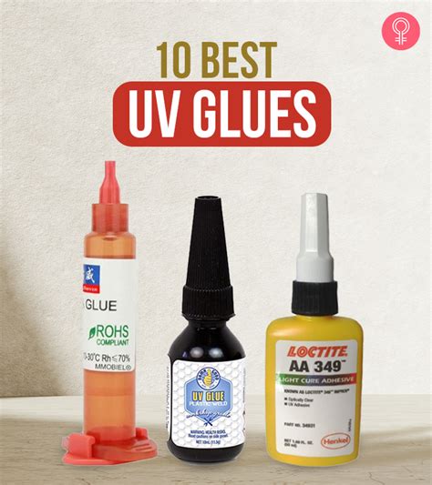 What is UV glue made of?