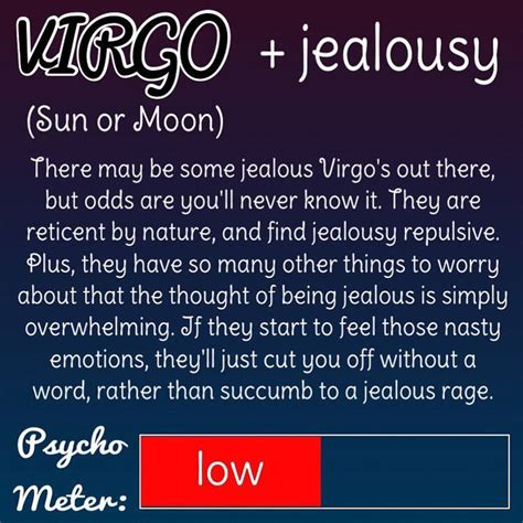 What is Virgo jealousy?