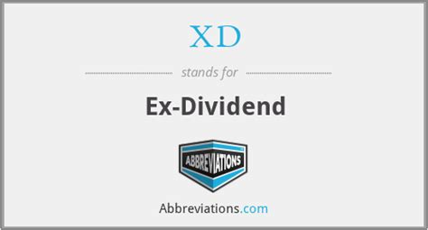 What is XD stand for?