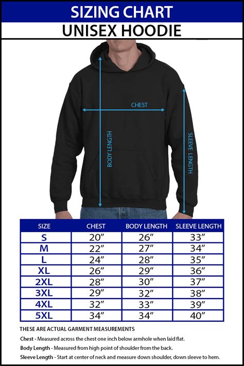 What is XL in hoodie?