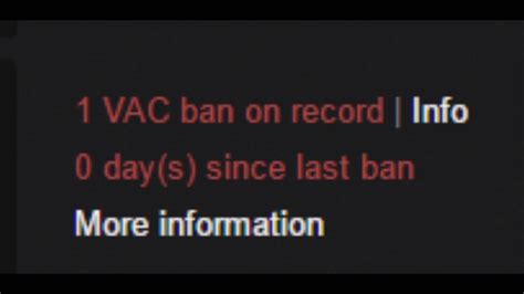 What is a 1 VAC ban on record?