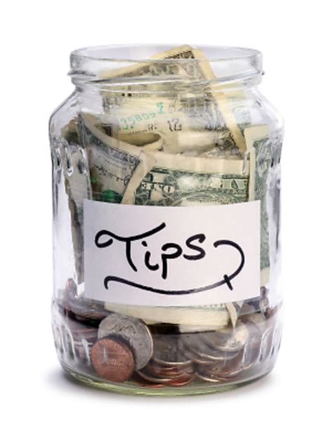What is a 20% tip in cash?