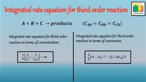 What is a 3 order reaction?