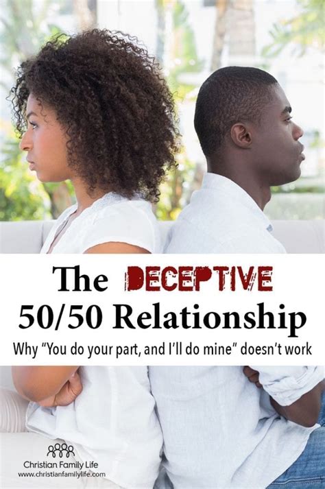 What is a 50 50 relationship?