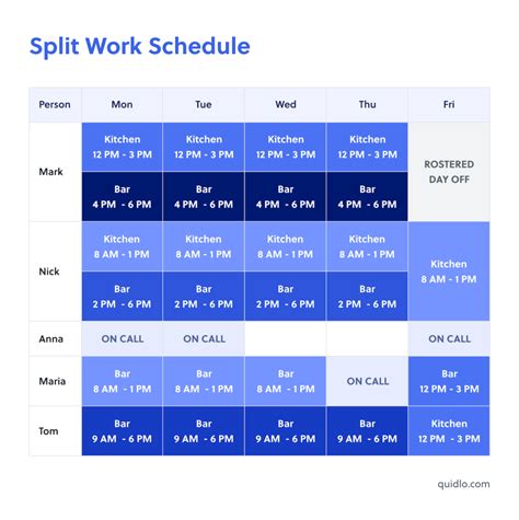 What is a 6 and 3 work schedule?