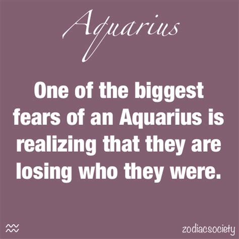 What is a Aquarius fear?