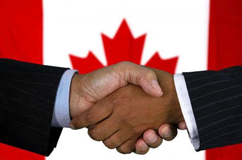 What is a Canadian handshake?