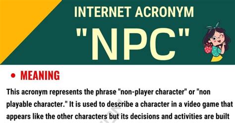 What is a NPC slang?