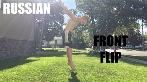 What is a Russian front flip?