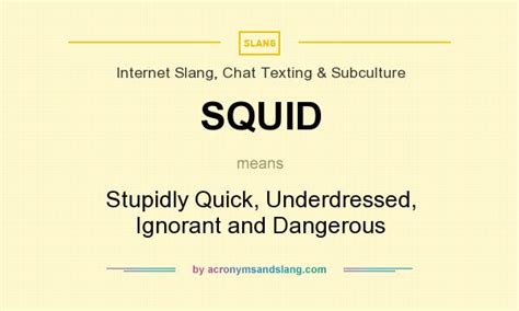 What is a Squif slang?