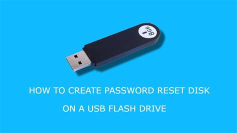 What is a USB password reset disk?