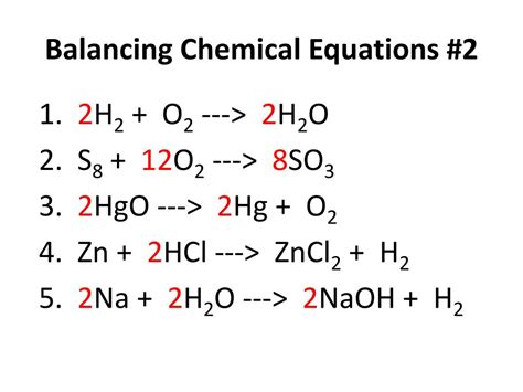 What is a balanced chemical equation Class 10?