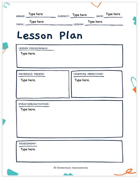 What is a basic lesson plan?