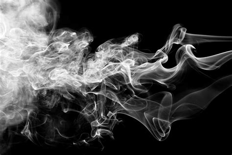 What is a black and white smoke?