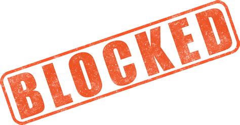 What is a blocked tag?