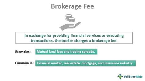 What is a brokerage fee?