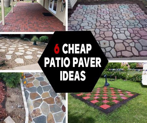 What is a cheaper version of pavers?