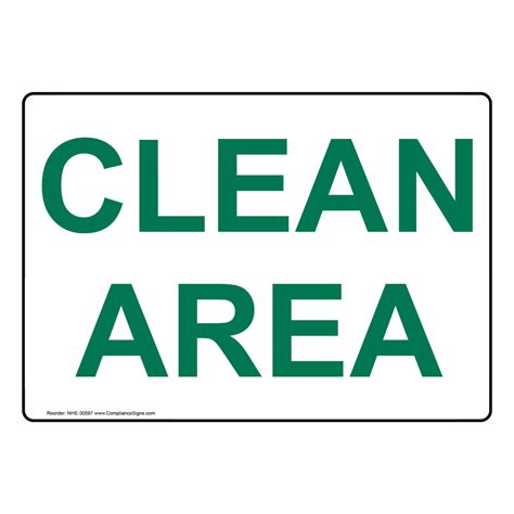 What is a clean area?