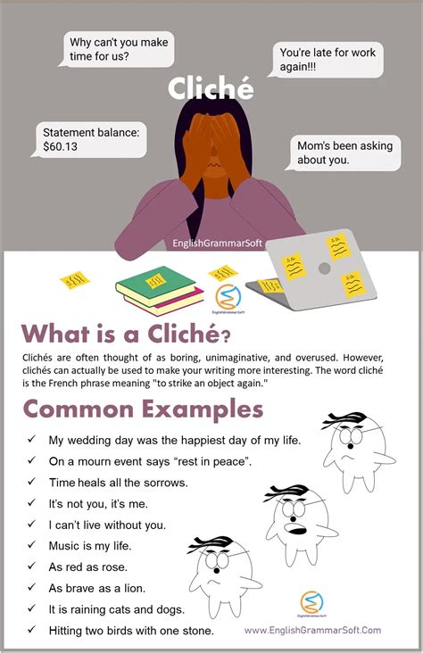 What is a common cliché?