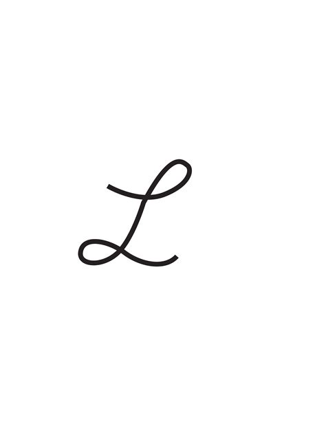 What is a cursive L?