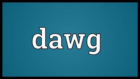 What is a dawk slang?