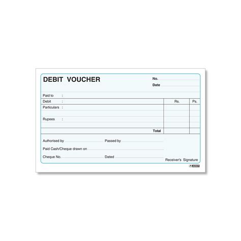 What is a debit voucher?