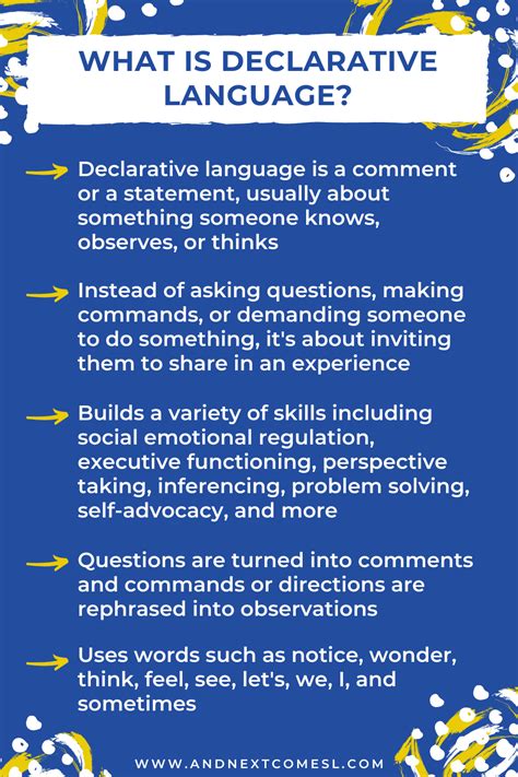 What is a declarative language?
