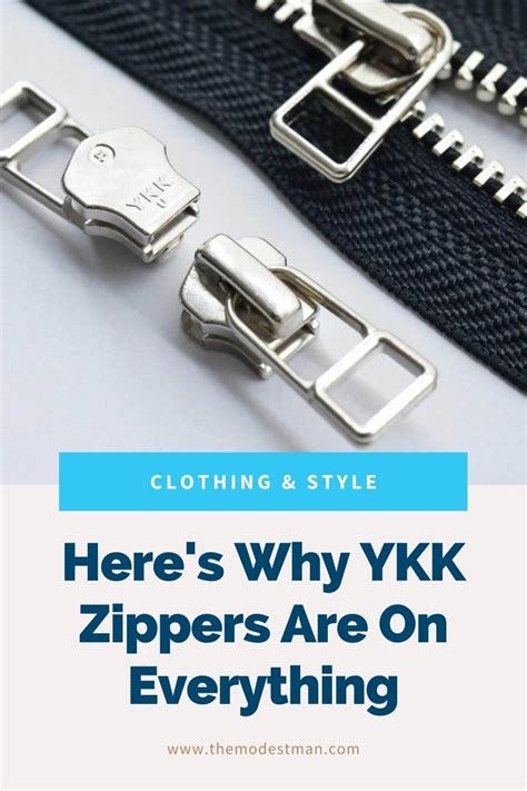 What is a fact about YKK zippers?