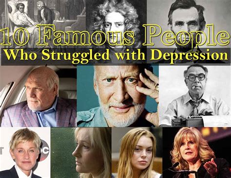 What is a famous person with depression?