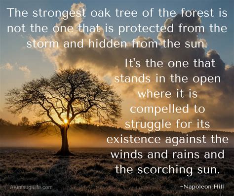 What is a famous quote about oak trees?