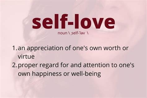 What is a fancy word for self-love?