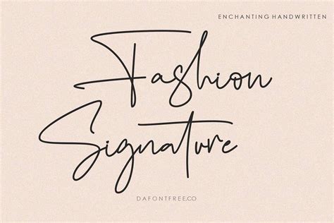 What is a fashion signature?