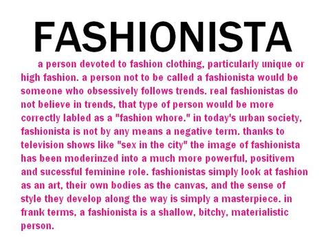 What is a fashionist?