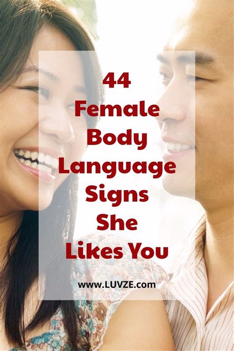 What is a female attraction body language?