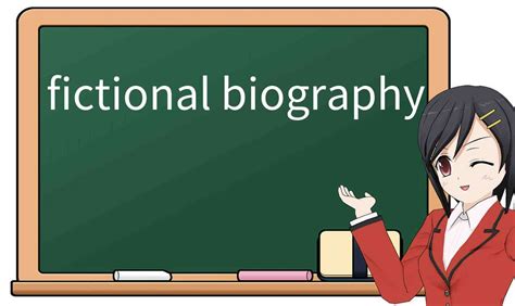 What is a fictional biography?