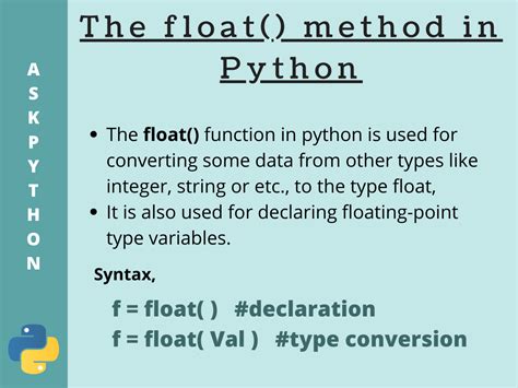 What is a float in Python?