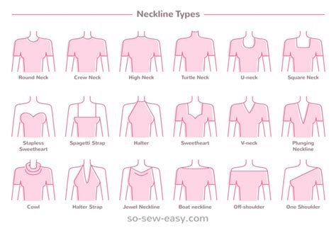 What is a folded neckline called?