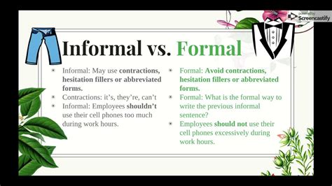 What is a formal tone?