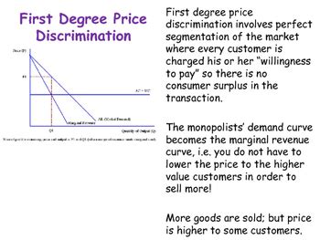 What is a fourth degree price discrimination?