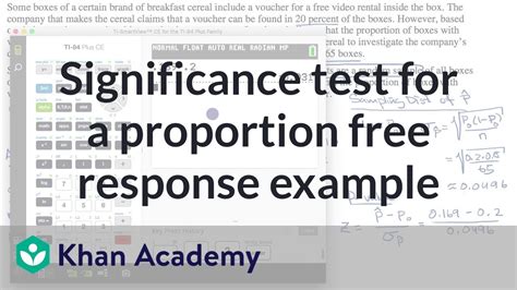 What is a free response test?
