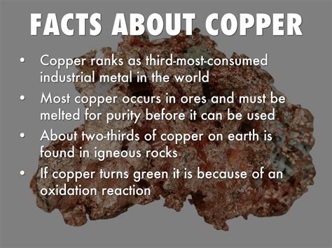 What is a fun fact about copper?