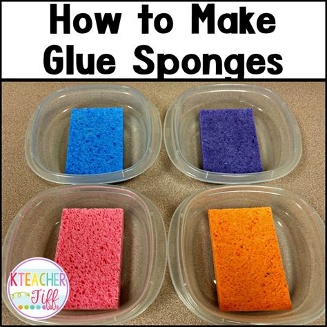 What is a glue sponge?