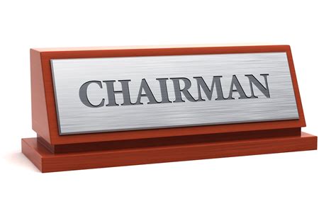 What is a good chairman?