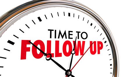 What is a good follow-up time?