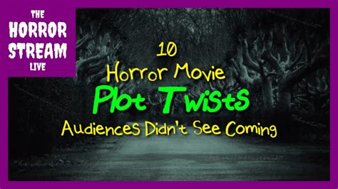 What is a good plot twist for horror?